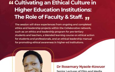 Speaker Session: Cultivating an Ethical Culture in Higher-ed Institutions: The Role of Faculty and Staff