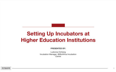 EntCoP Q3 Meeting: Setting Up and Running your Incubation Hub: Defining your Incubation Service.