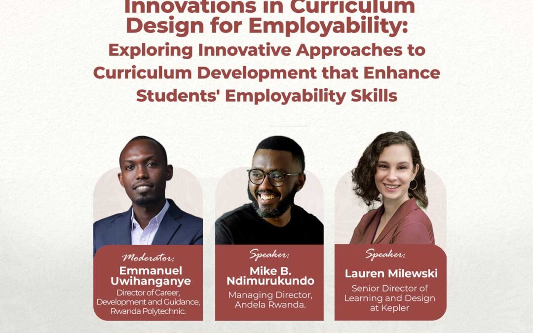 Speaker Session: Innovations in Curriculum Design for Employability